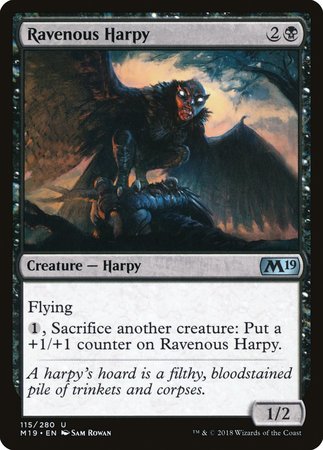 Ravenous Harpy [Core Set 2019] | Black Swamp Games