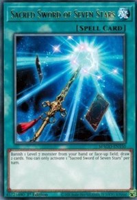 Sacred Sword of Seven Stars [MAGO-EN150] Rare | Black Swamp Games