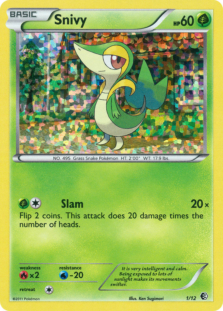 Snivy (1/12) [McDonald's Promos: 2011 Collection] | Black Swamp Games