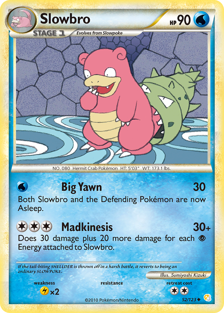 Slowbro (52/123) [HeartGold & SoulSilver: Base Set] | Black Swamp Games