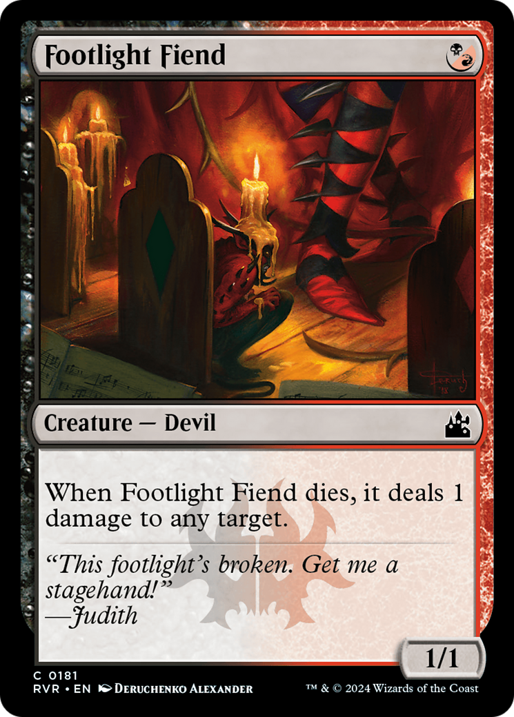 Footlight Fiend [Ravnica Remastered] | Black Swamp Games