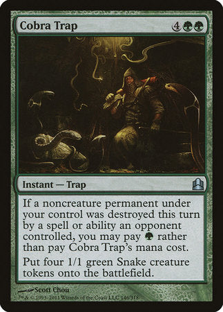 Cobra Trap [Commander 2011] | Black Swamp Games