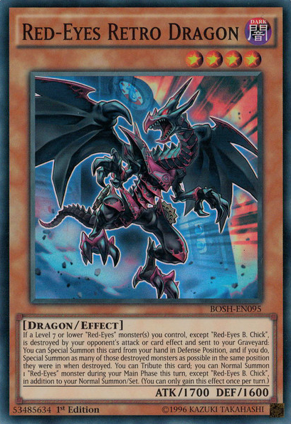 Red-Eyes Retro Dragon [BOSH-EN095] Super Rare | Black Swamp Games