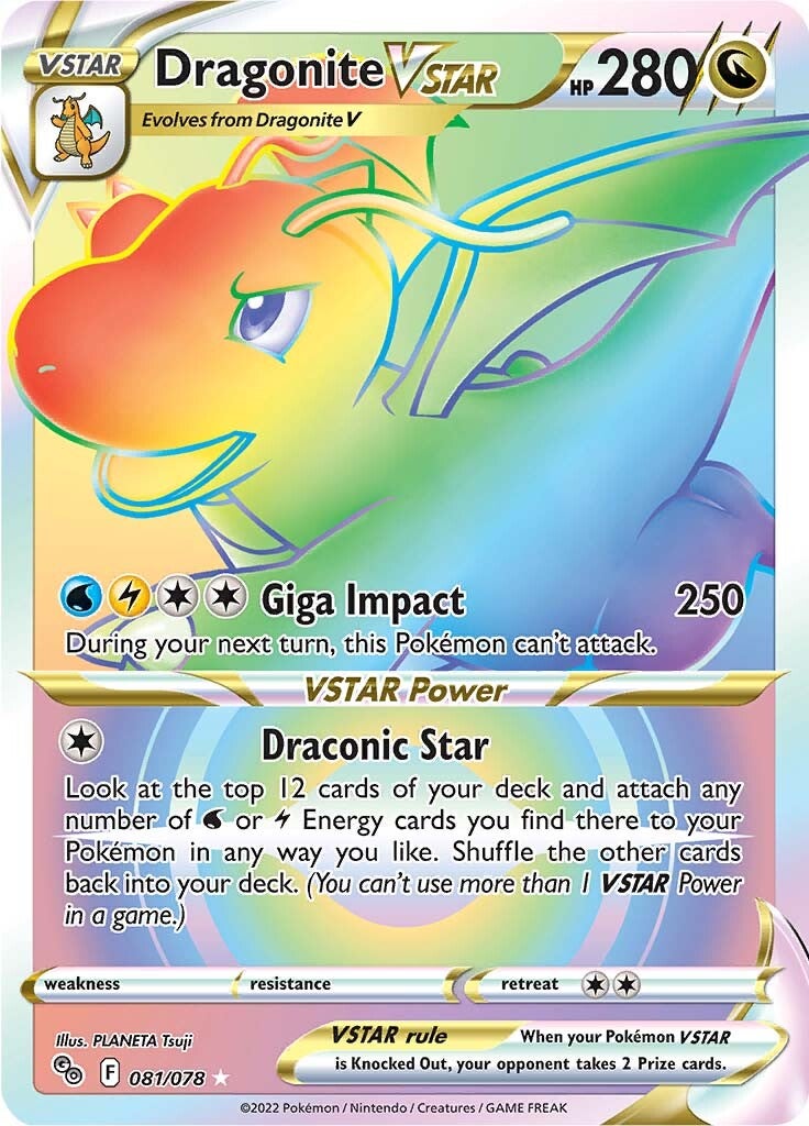 Dragonite VSTAR (081/078) [Pokémon GO] | Black Swamp Games