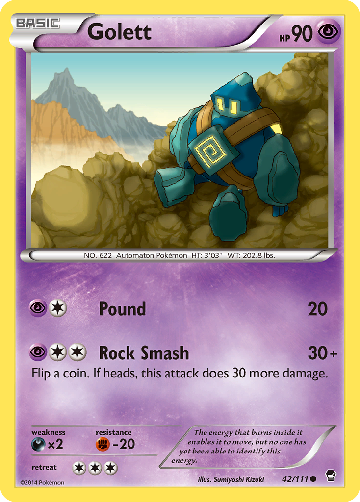 Golett (42/111) [XY: Furious Fists] | Black Swamp Games