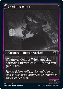 Ragged Recluse // Odious Witch [Innistrad: Double Feature] | Black Swamp Games