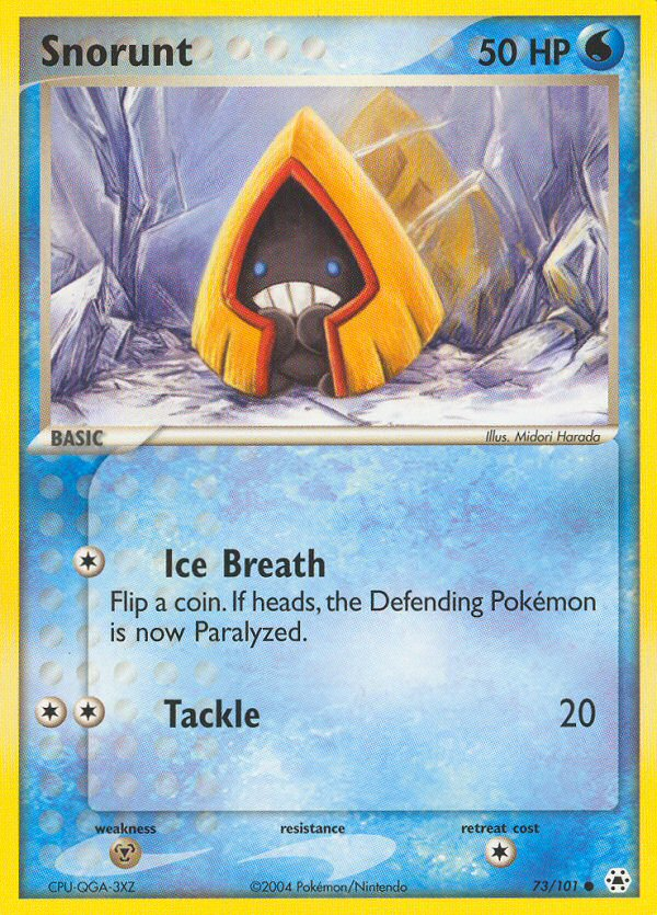 Snorunt (73/101) [EX: Hidden Legends] | Black Swamp Games