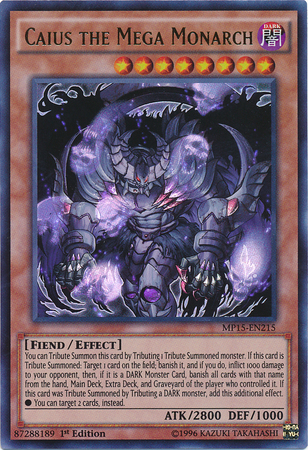 Caius the Mega Monarch [MP15-EN215] Ultra Rare | Black Swamp Games