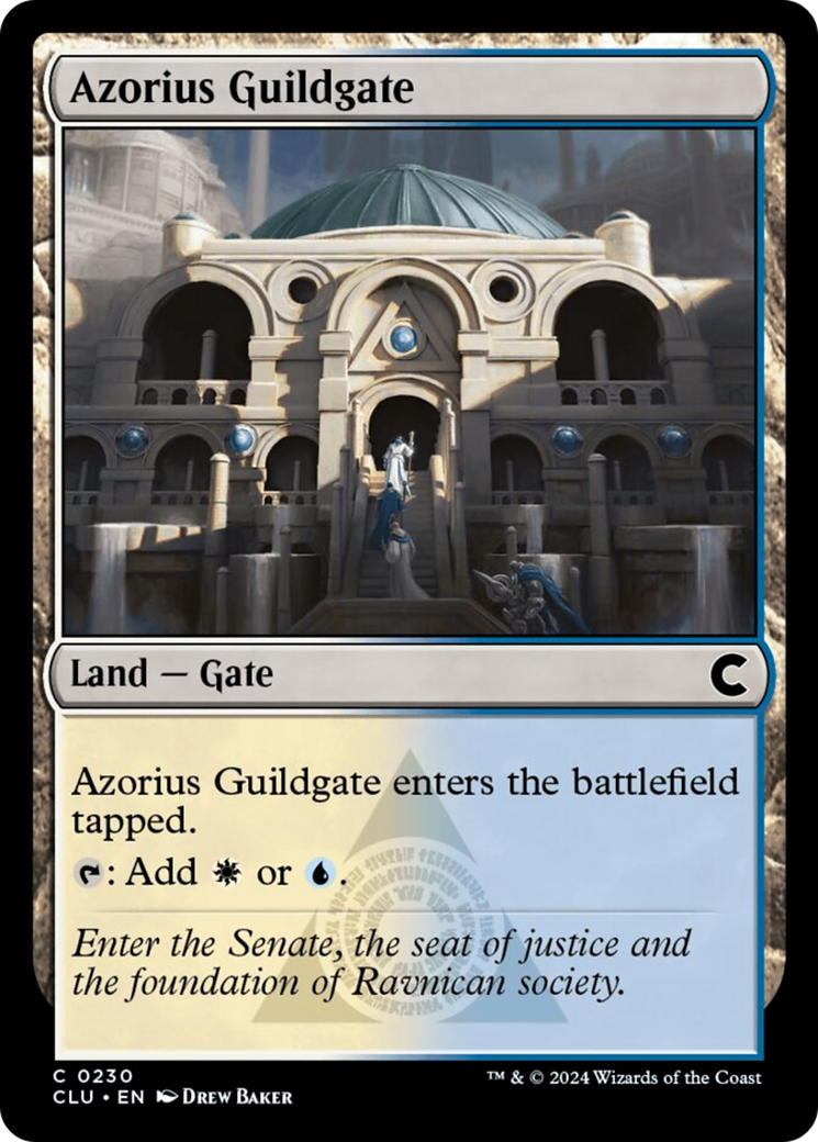 Azorius Guildgate [Ravnica: Clue Edition] | Black Swamp Games