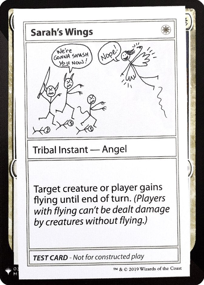 Sarah's Wings [Mystery Booster Playtest Cards] | Black Swamp Games