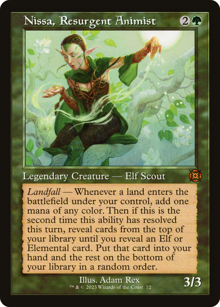 Nissa, Resurgent Animist (Retro) [March of the Machine: The Aftermath] | Black Swamp Games