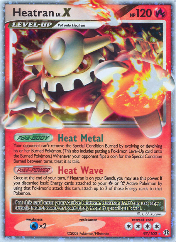 Heatran LV.X (97/100) [Diamond & Pearl: Stormfront] | Black Swamp Games