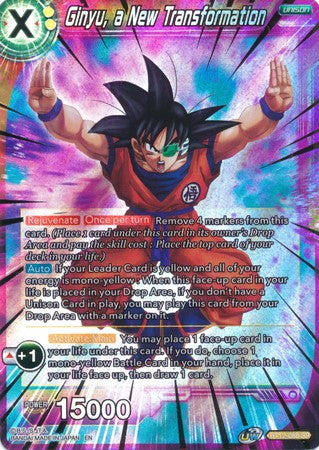 Ginyu, a New Transformation [BT12-088] | Black Swamp Games