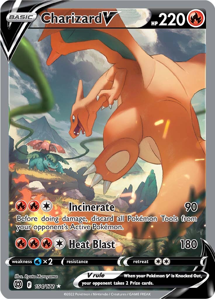 Charizard V (154/172) [Sword & Shield: Brilliant Stars] | Black Swamp Games