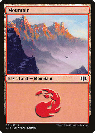 Mountain (332) [Commander 2014] | Black Swamp Games