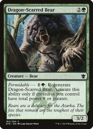 Dragon-Scarred Bear [Dragons of Tarkir] | Black Swamp Games