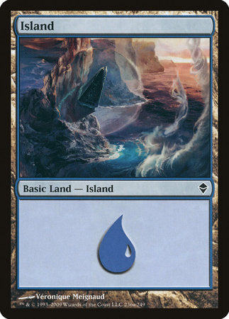 Island (236a) [Zendikar] | Black Swamp Games