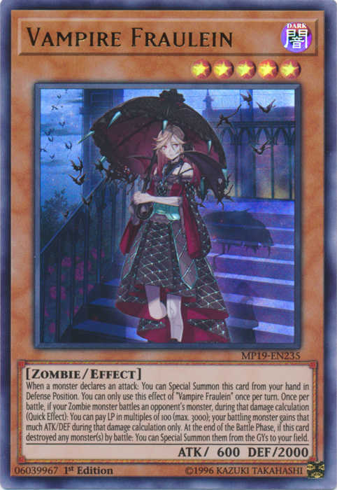 Vampire Fraulein [MP19-EN235] Ultra Rare | Black Swamp Games