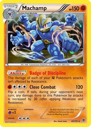 Machamp (49/101) (Cosmos Holo) [Black & White: Plasma Blast] | Black Swamp Games