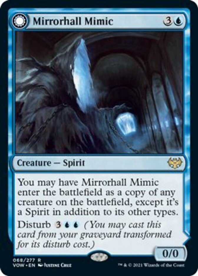 Mirrorhall Mimic // Ghastly Mimicry [Innistrad: Crimson Vow] | Black Swamp Games