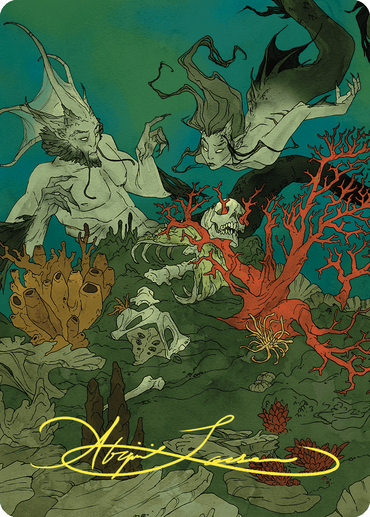 Curiosity Art Card (Gold-Stamped Signature) [Wilds of Eldraine Art Series] | Black Swamp Games
