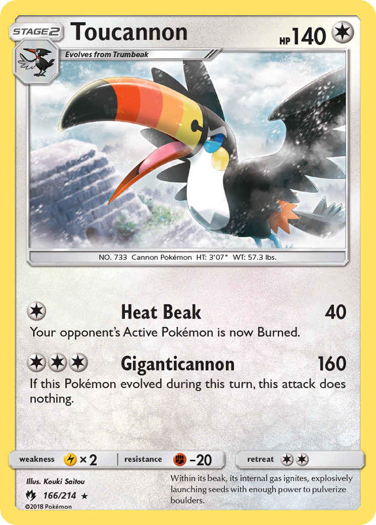 Toucannon (166/214) [Sun & Moon: Lost Thunder] | Black Swamp Games