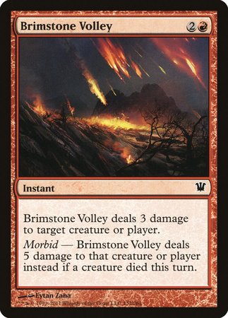 Brimstone Volley [Innistrad] | Black Swamp Games