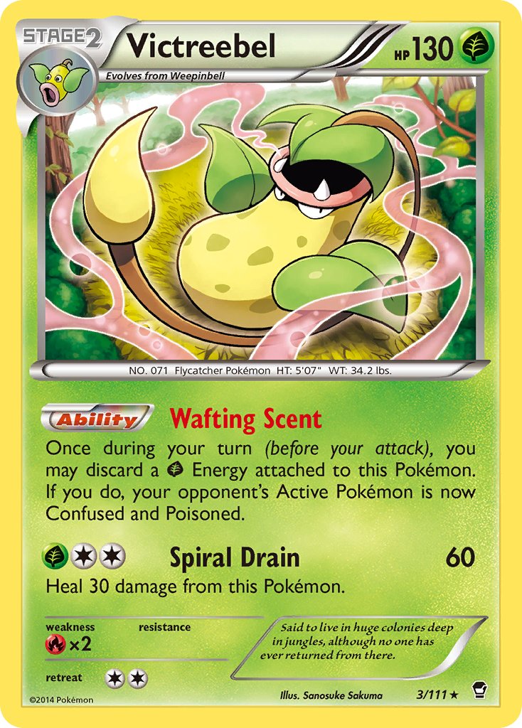 Victreebel (3/111) (Theme Deck Exclusive) [XY: Furious Fists] | Black Swamp Games