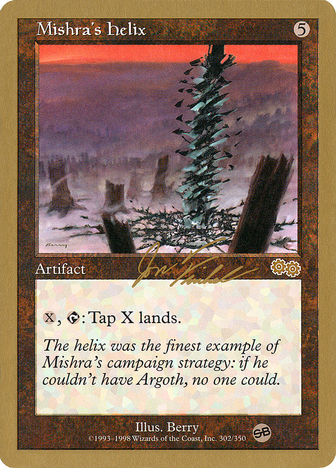 Mishra's Helix (Jon Finkel) (SB) [World Championship Decks 2000] | Black Swamp Games