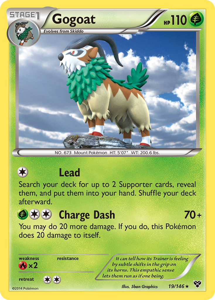 Gogoat (19/146) [XY: Base Set] | Black Swamp Games