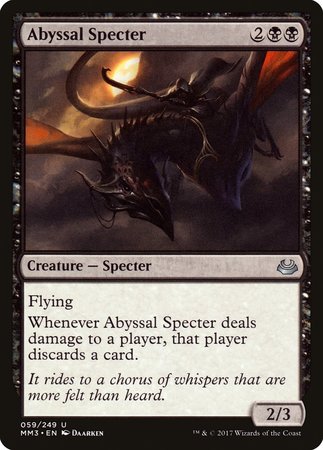 Abyssal Specter [Modern Masters 2017] | Black Swamp Games