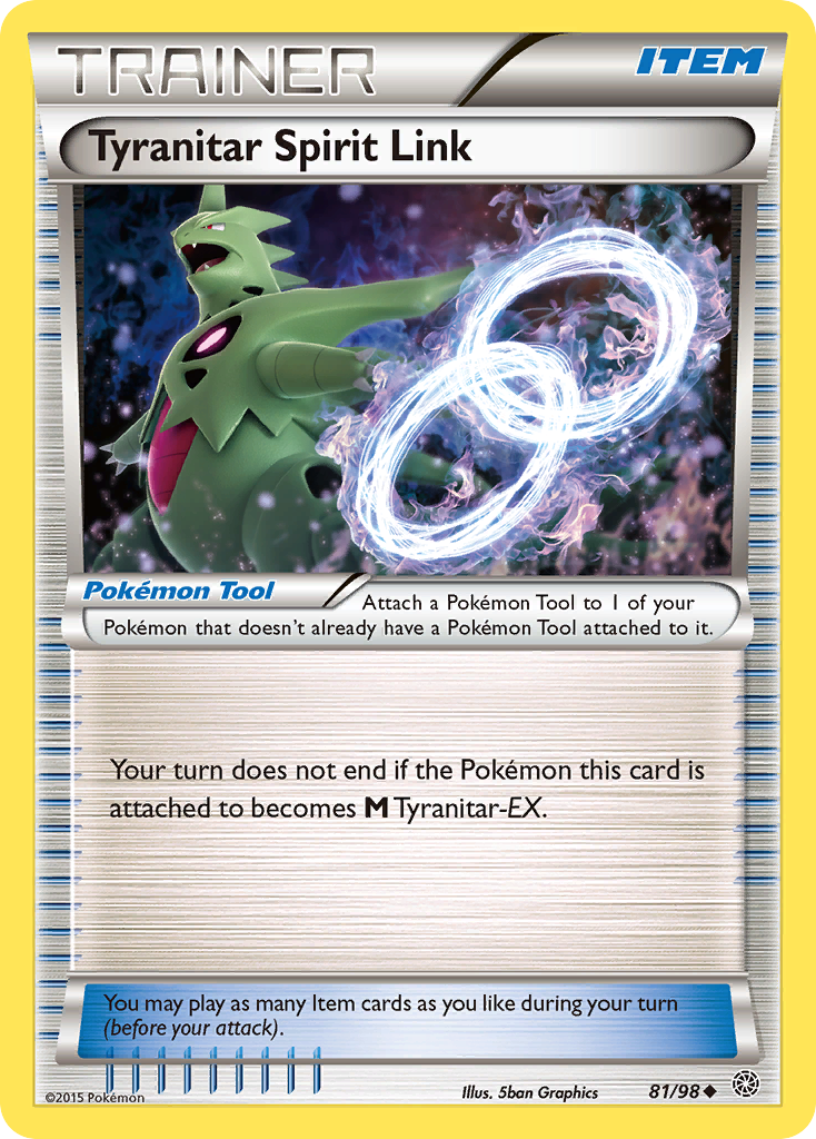 Tyranitar Spirit Link (81/98) [XY: Ancient Origins] | Black Swamp Games