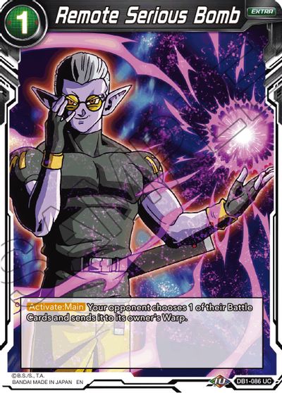 Remote Serious Bomb (Reprint) (DB1-086) [Battle Evolution Booster] | Black Swamp Games