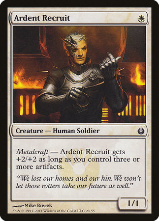 Ardent Recruit [Mirrodin Besieged] | Black Swamp Games