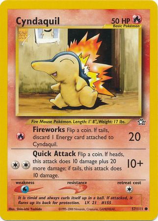 Cyndaquil (57/111) [Neo Genesis Unlimited] | Black Swamp Games