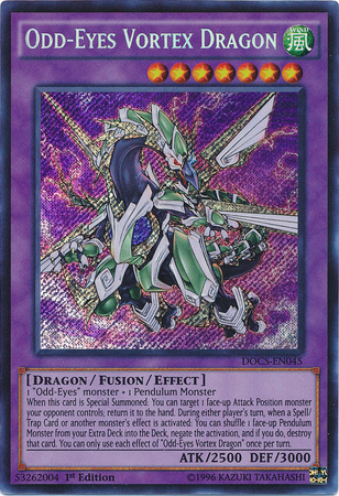 Odd-Eyes Vortex Dragon [DOCS-EN045] Secret Rare | Black Swamp Games