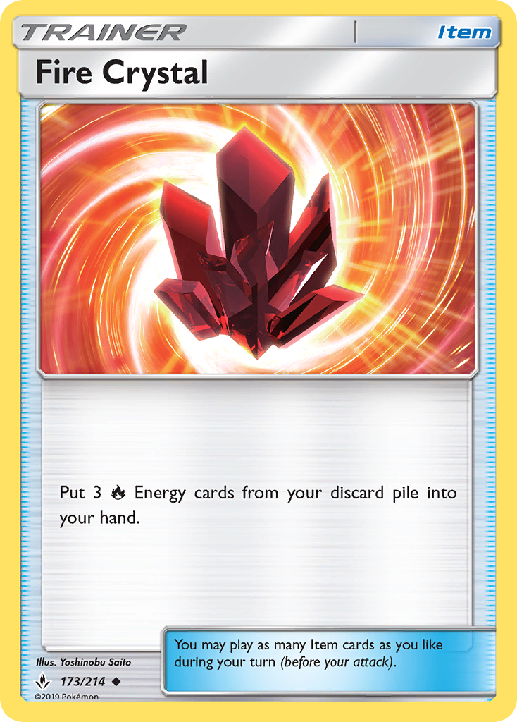 Fire Crystal (173/214) [Sun & Moon: Unbroken Bonds] | Black Swamp Games