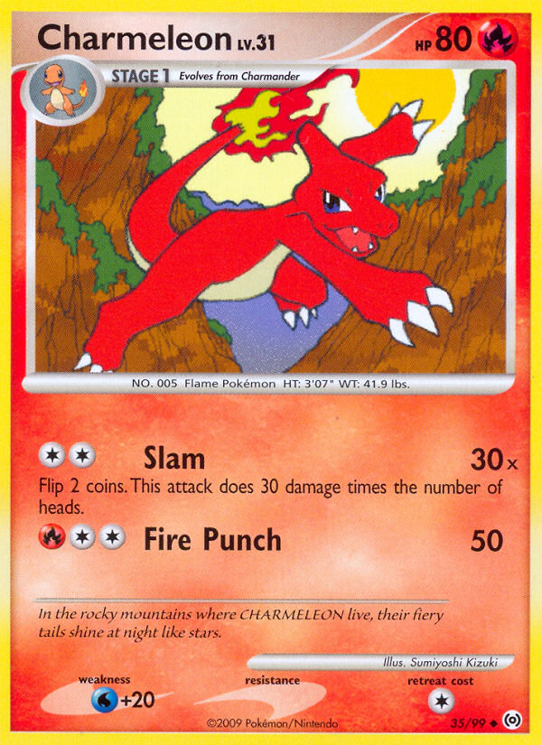 Charmeleon (35/99) [Platinum: Arceus] | Black Swamp Games