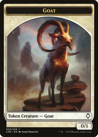 Goat Token [Commander Anthology Volume II Tokens] | Black Swamp Games