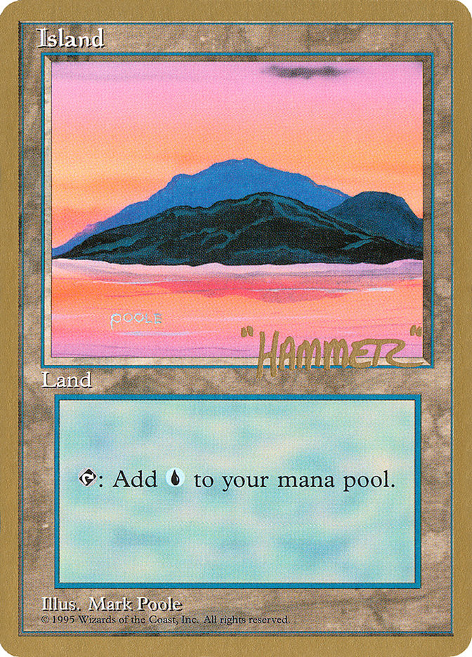 Island (shr369) (Shawn "Hammer" Regnier) [Pro Tour Collector Set] | Black Swamp Games