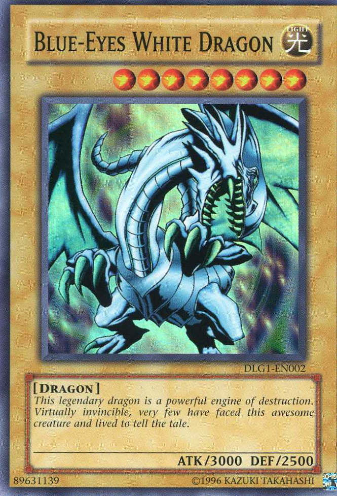 Blue-Eyes White Dragon [DLG1-EN002] Super Rare | Black Swamp Games