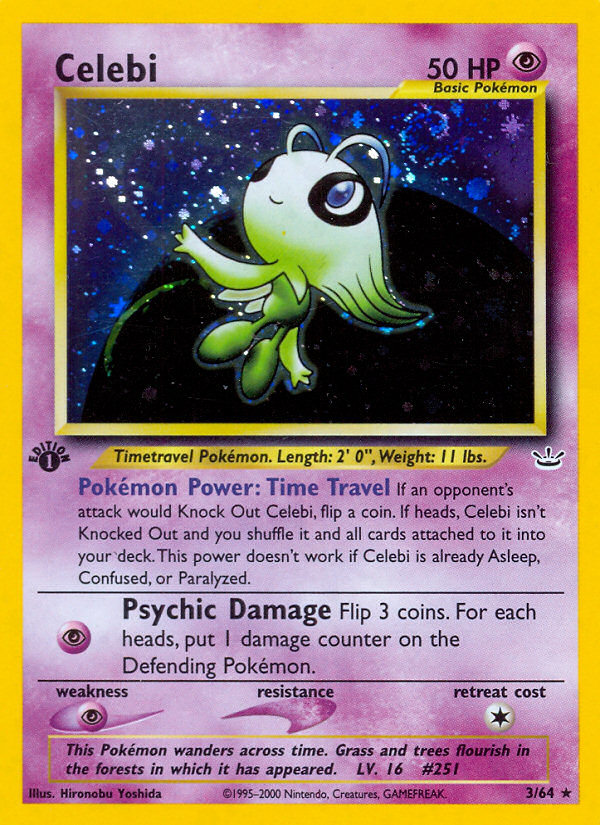 Celebi (3/64) [Neo Revelation 1st Edition] | Black Swamp Games