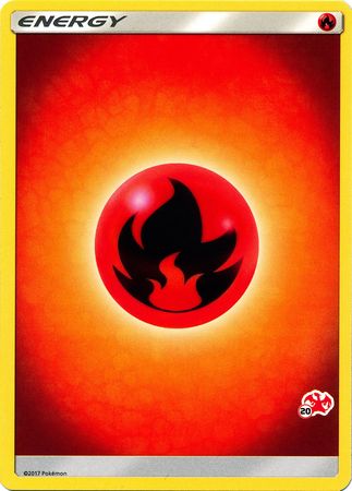 Fire Energy (Charizard Stamp #20) [Battle Academy 2020] | Black Swamp Games