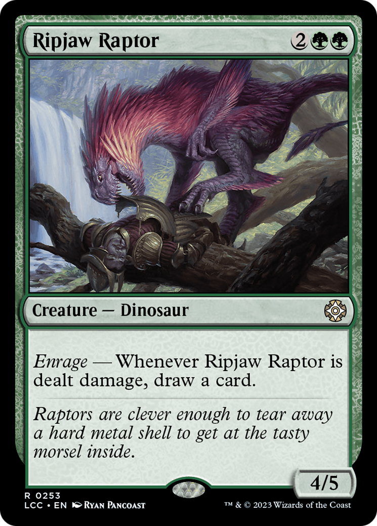 Ripjaw Raptor [The Lost Caverns of Ixalan Commander] | Black Swamp Games