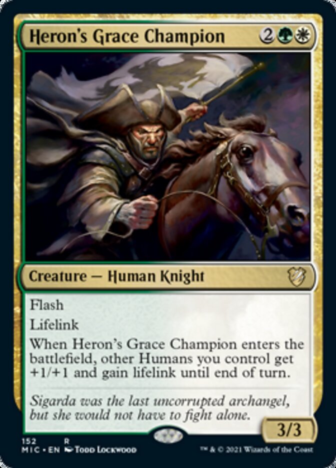 Heron's Grace Champion [Innistrad: Midnight Hunt Commander] | Black Swamp Games