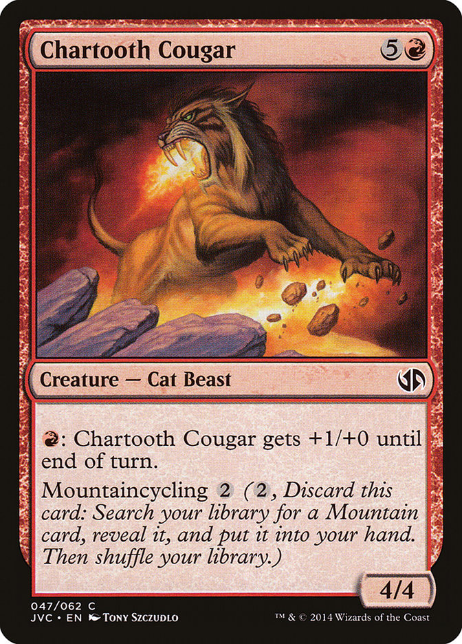 Chartooth Cougar [Duel Decks Anthology] | Black Swamp Games