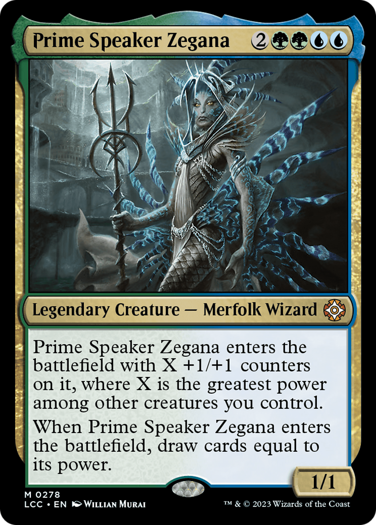 Prime Speaker Zegana [The Lost Caverns of Ixalan Commander] | Black Swamp Games