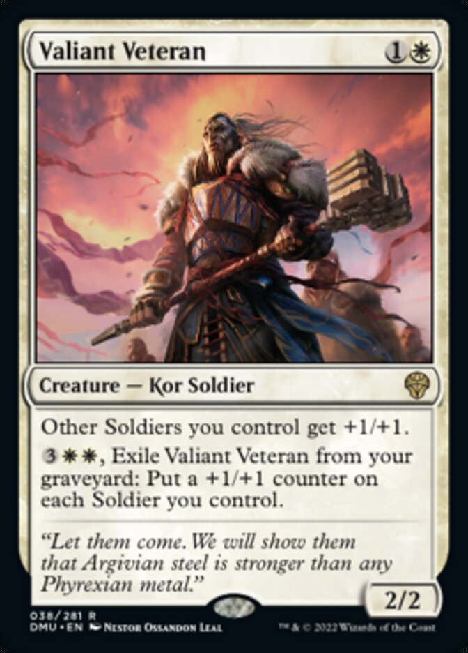 Valiant Veteran [Dominaria United] | Black Swamp Games