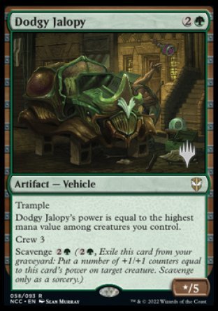 Dodgy Jalopy (Promo Pack) [Streets of New Capenna Commander Promos] | Black Swamp Games