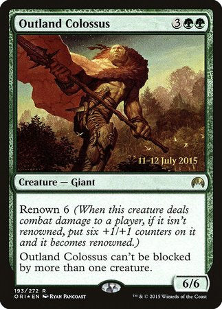 Outland Colossus [Magic Origins Promos] | Black Swamp Games